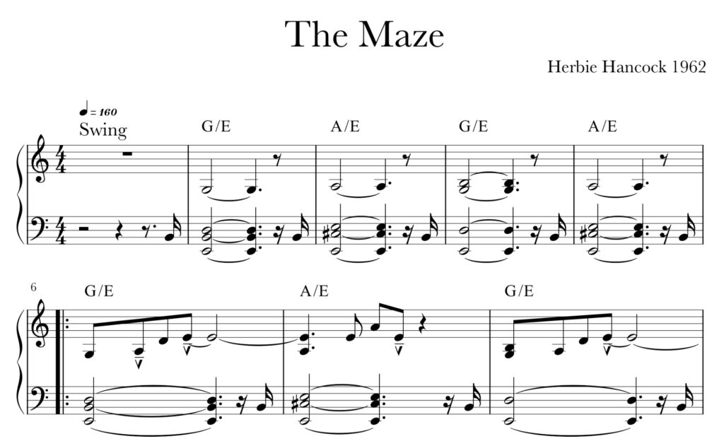 The Maze by Herbie Hancock - New York Jazz Workshop