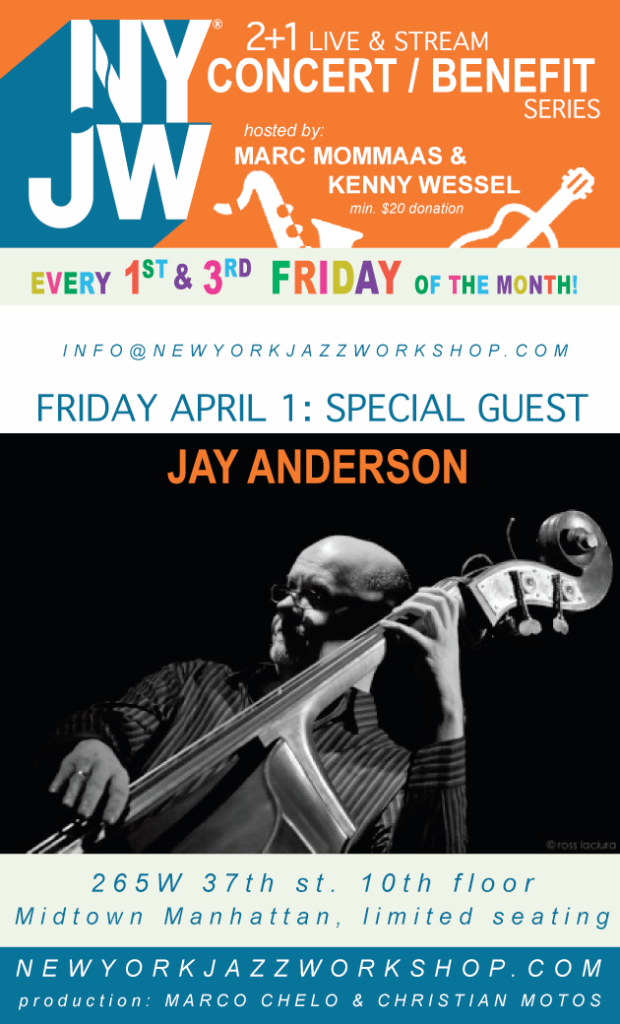 Jay Anderson Bass hosted by New York Jazz Workshop