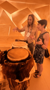 Jocelyn and Marc at cidade de musica