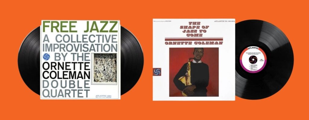 Vinyl records for jazz albums