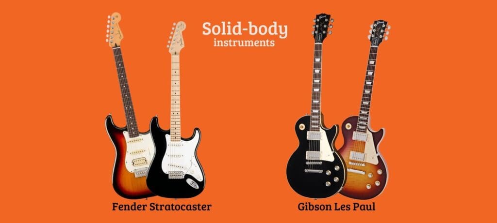 Solid-body instruments