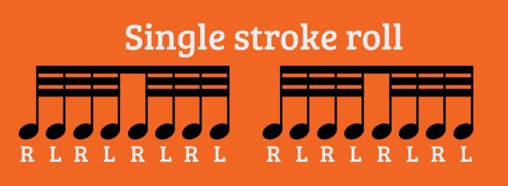 Single stroke roll